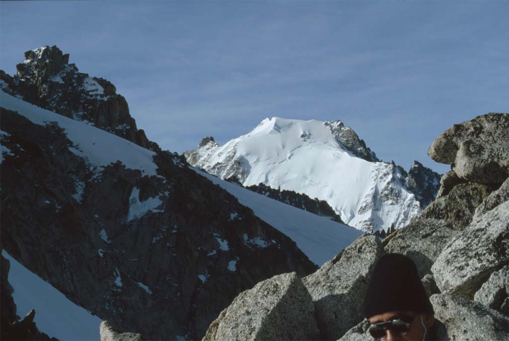 L’aiguille Verte vue du col du Tour, le 27 juillet 1993