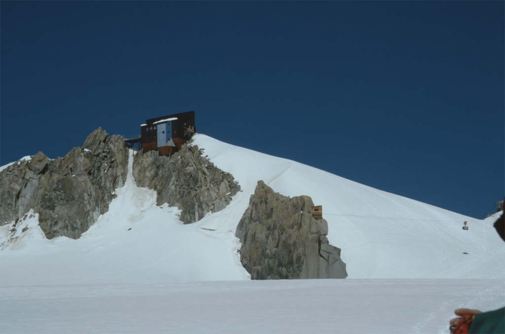 Arrivée au refuge des Cosmiques, le 29 juillet 1993