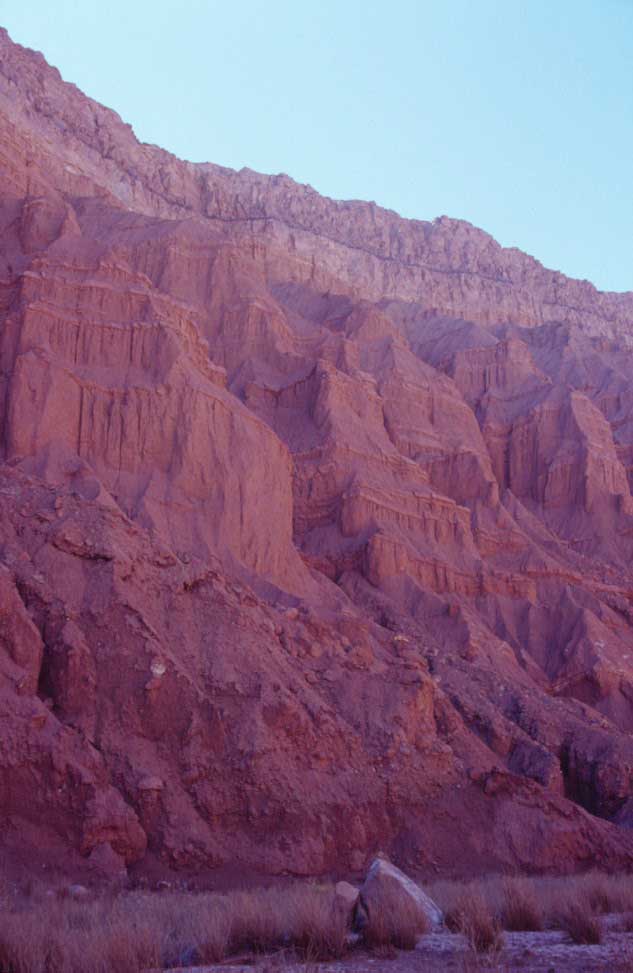 Dans le cañon de Rio Grande, le 8 août 2000