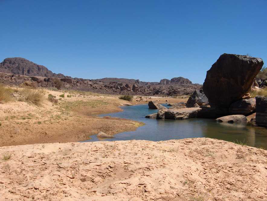 La guelta de Tiniss, le 9 mars 2006