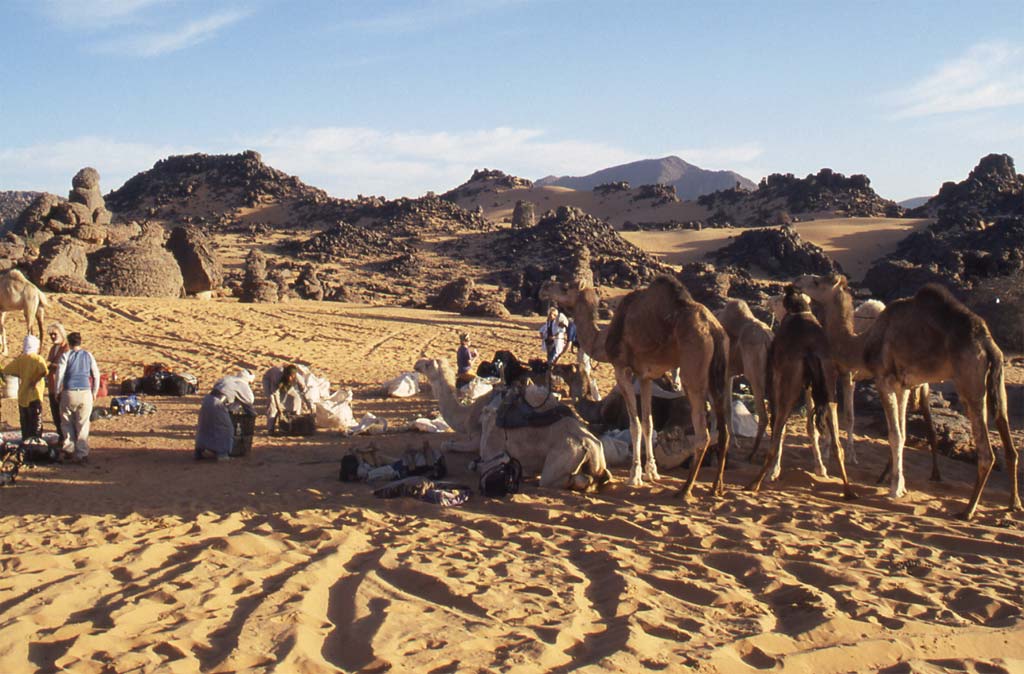 Démarrage depuis le camp de Tisras, le 6 mars 2006