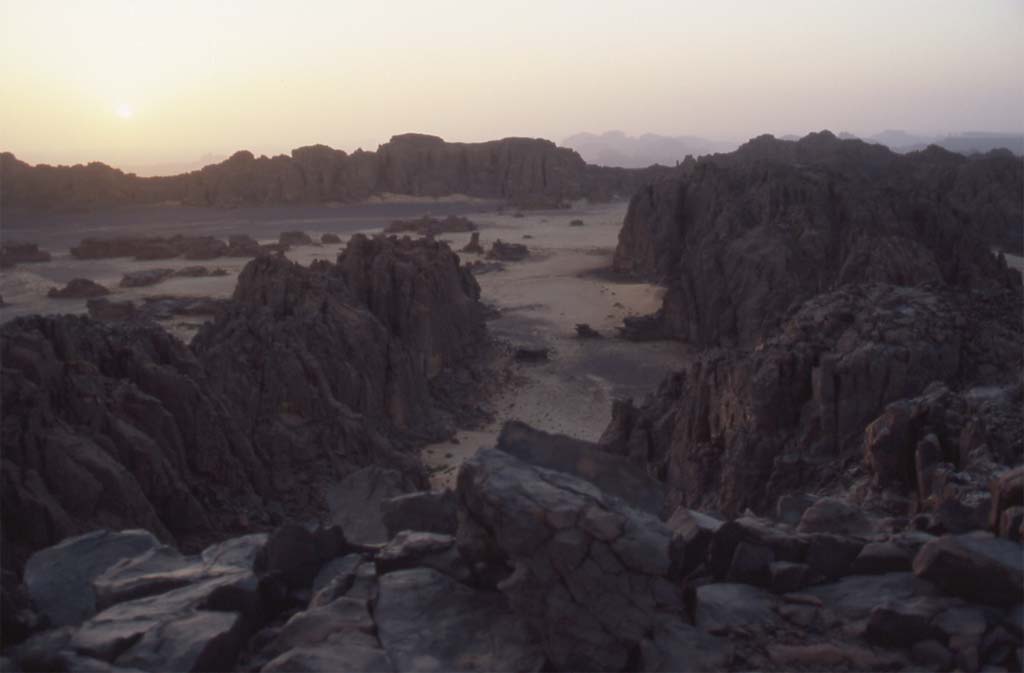 Panorama depuis l’Akar fafadao, le 16 mars 2006