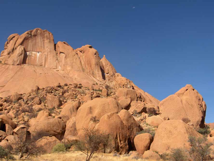 Balade au pied du Spitzkoppe, le 28 décembre 2006