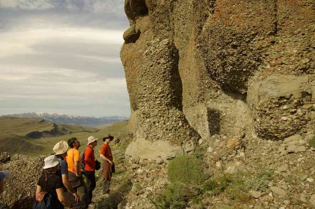 Falaise abritant des peintures pariétales (13 novembre 2012)