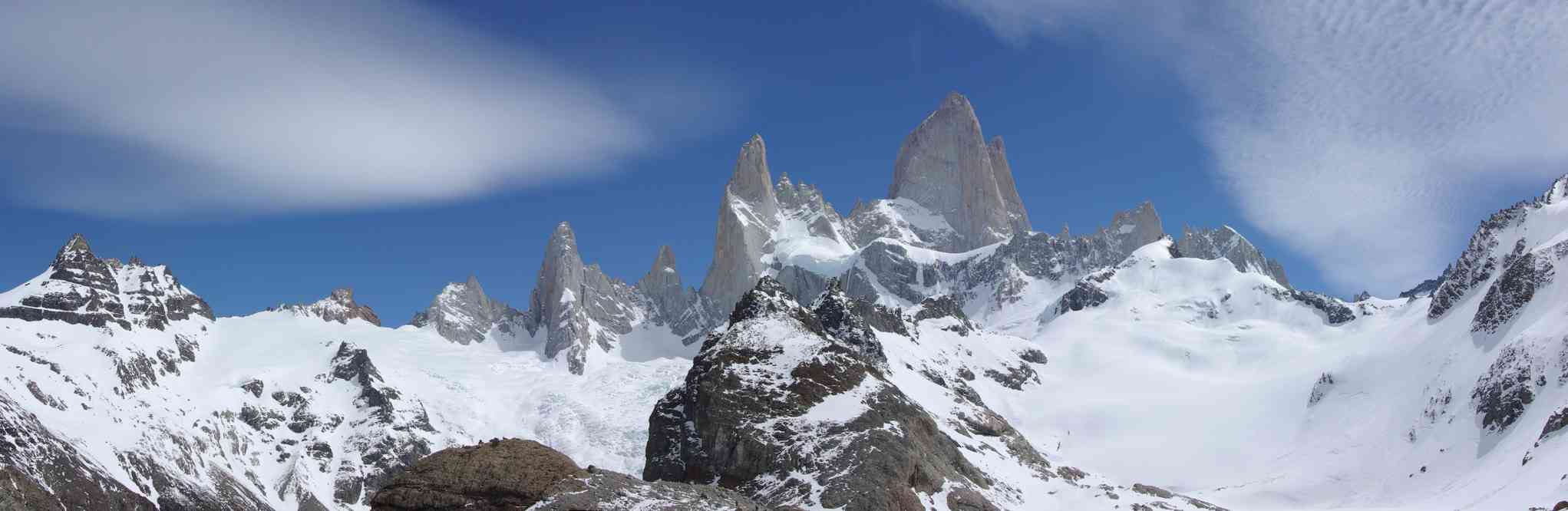 Le Fitz Roy vu de la lagune de Los Tres, le 10 novembre 2012