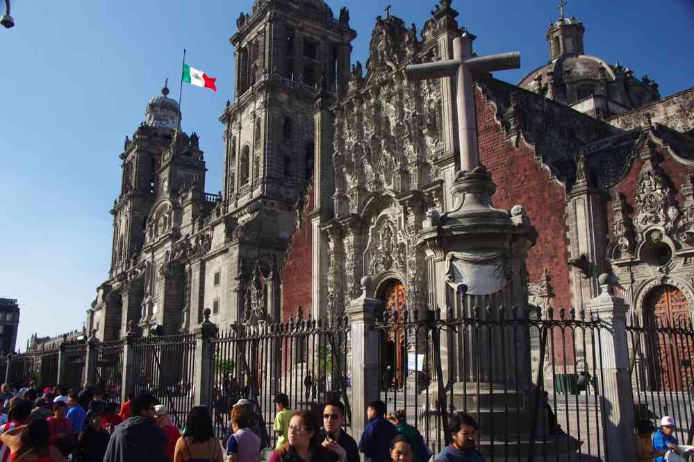 Cathédrale de Mexico, le 17 janvier 2016