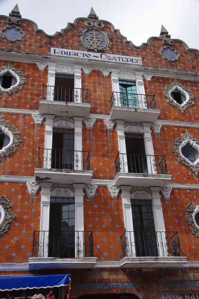 Maison de faïence à Puebla, le 18 janvier 2016