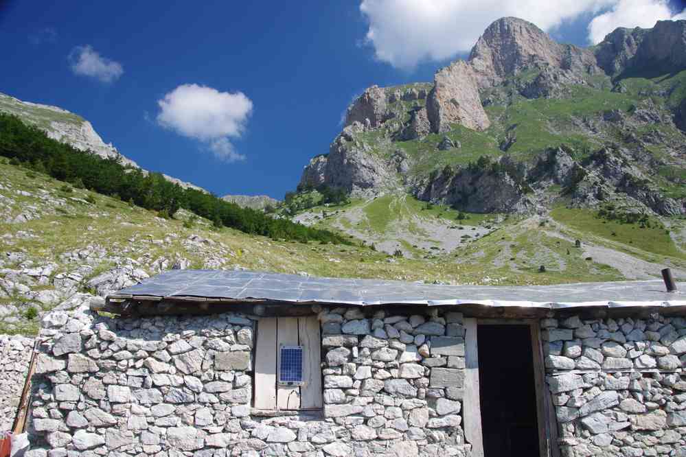 La bergerie de Pllana, le 13 juillet 2016