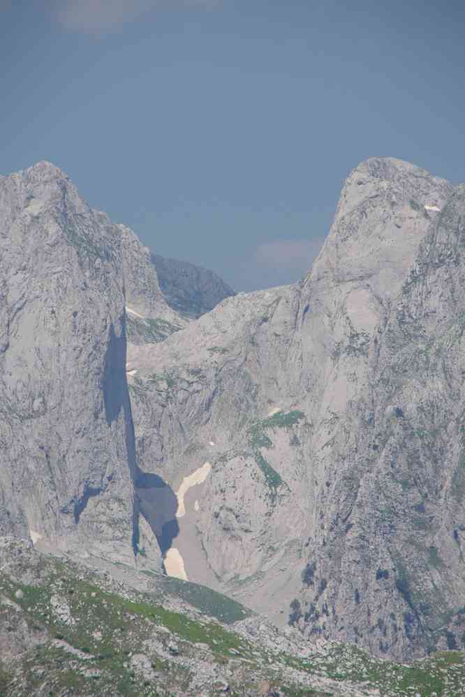 Vue vers le Montenegro (digne des Dolomites !), le 13 juillet 2016