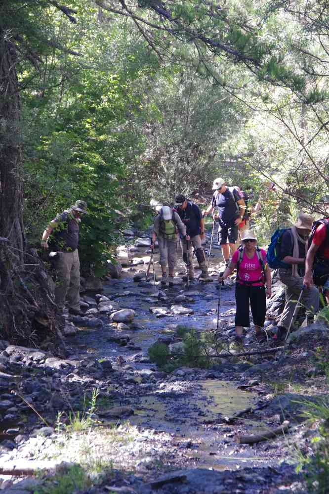 Franchissement de torrent, le 18 juillet 2016