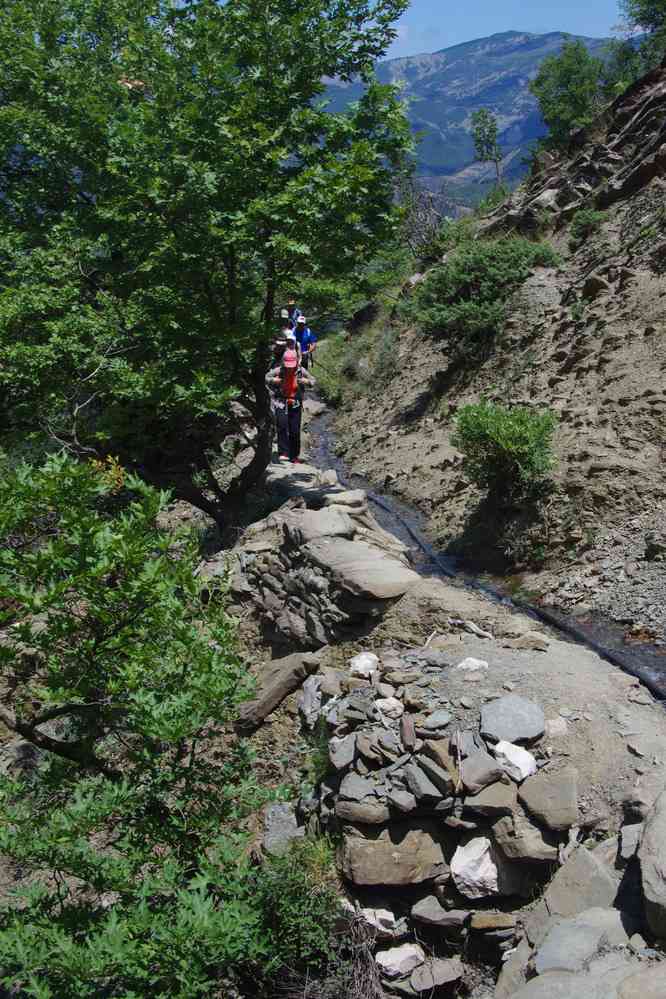 Progression de long d’un canal, le 19 juillet 2016