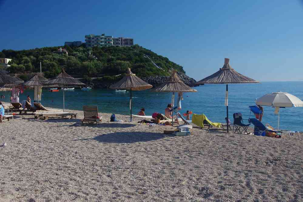 La plage de Jalë, le 21 juillet 2016