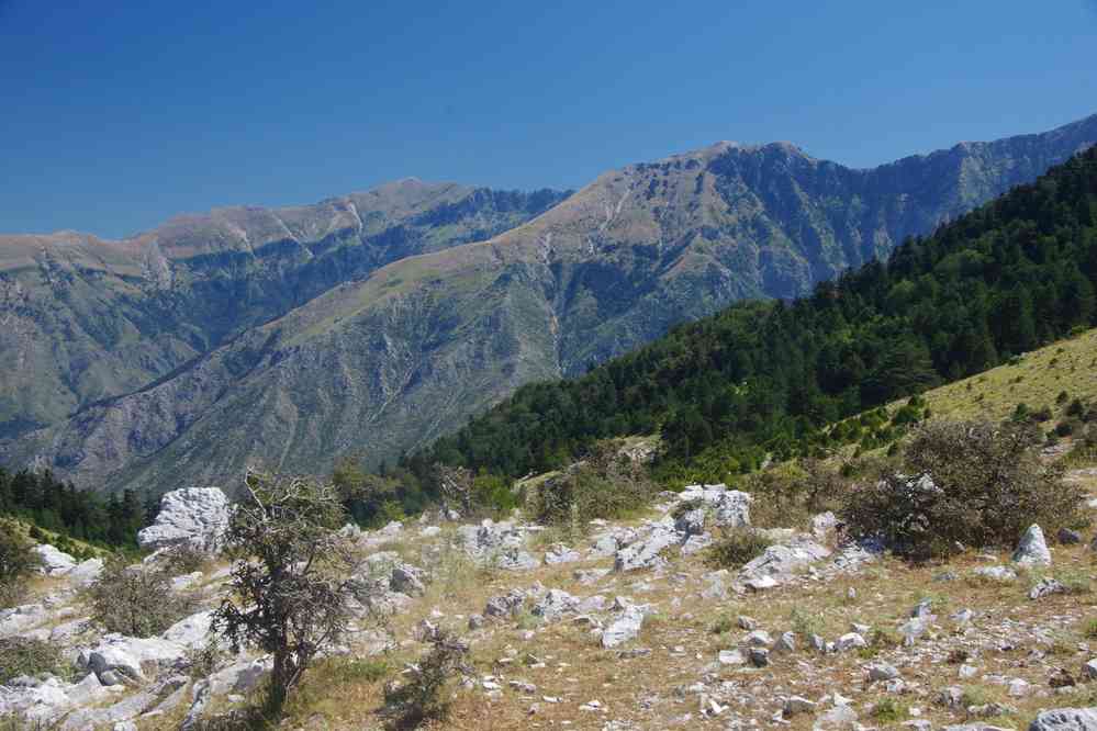 Randonnée dans le parc de Llogora, le 22 juillet 2016