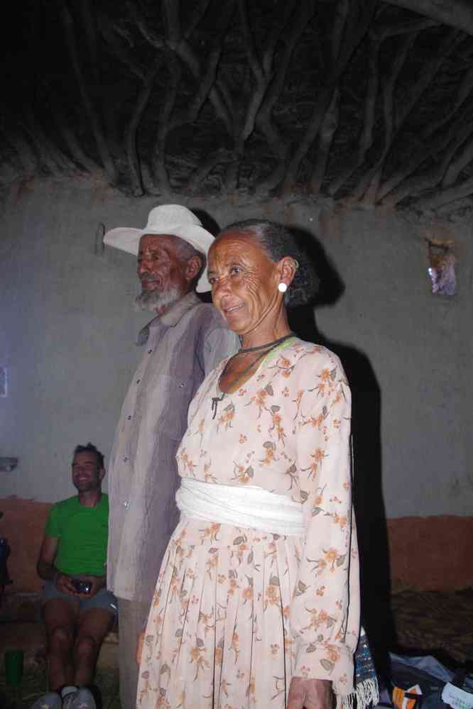 Fête chez un coupe âgé dans le Guéralta, le 13 janvier 2017