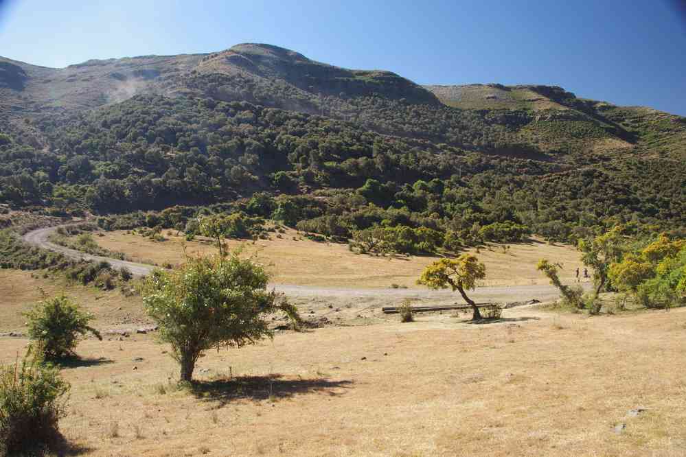 Col routier dans le Simien, le 
