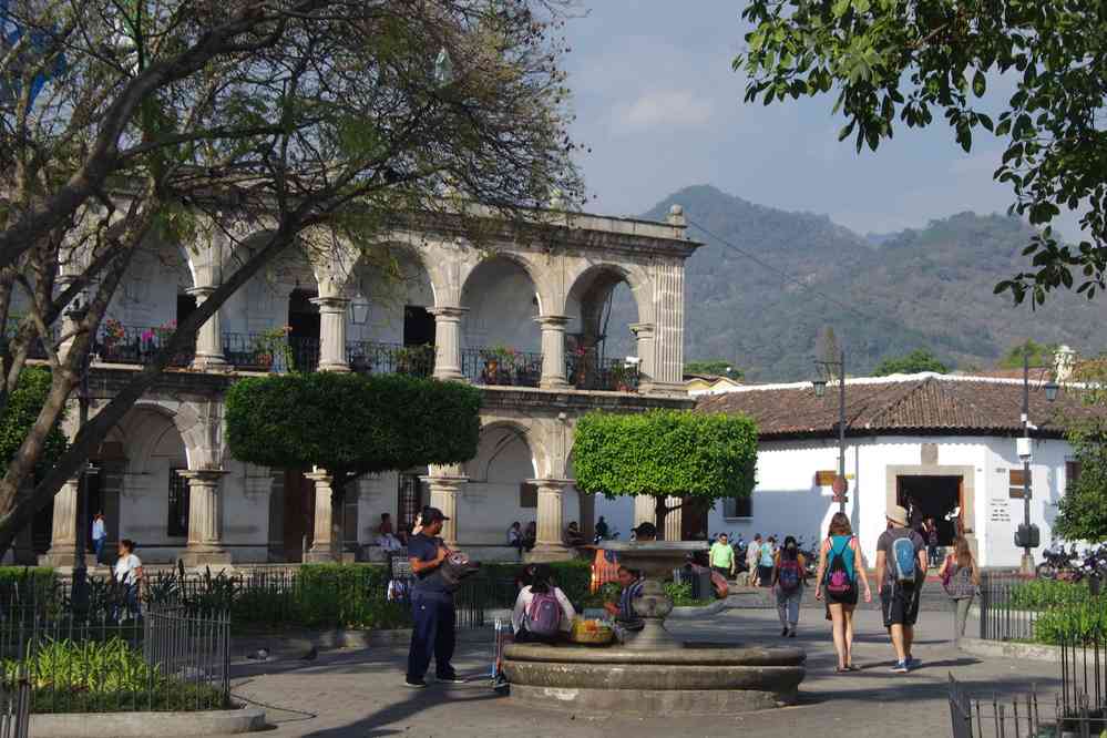 Antigua : Plaza Mayor, le 10 février 2020