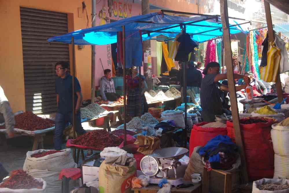 Marché de San Francisco El Alto, le 14 février 2020