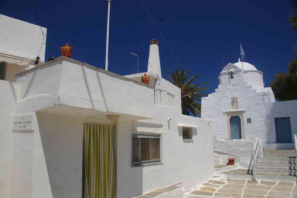 Siphnos (Ν. Σίφνος), église d’Aghios Loukas, le 21 juin 2021