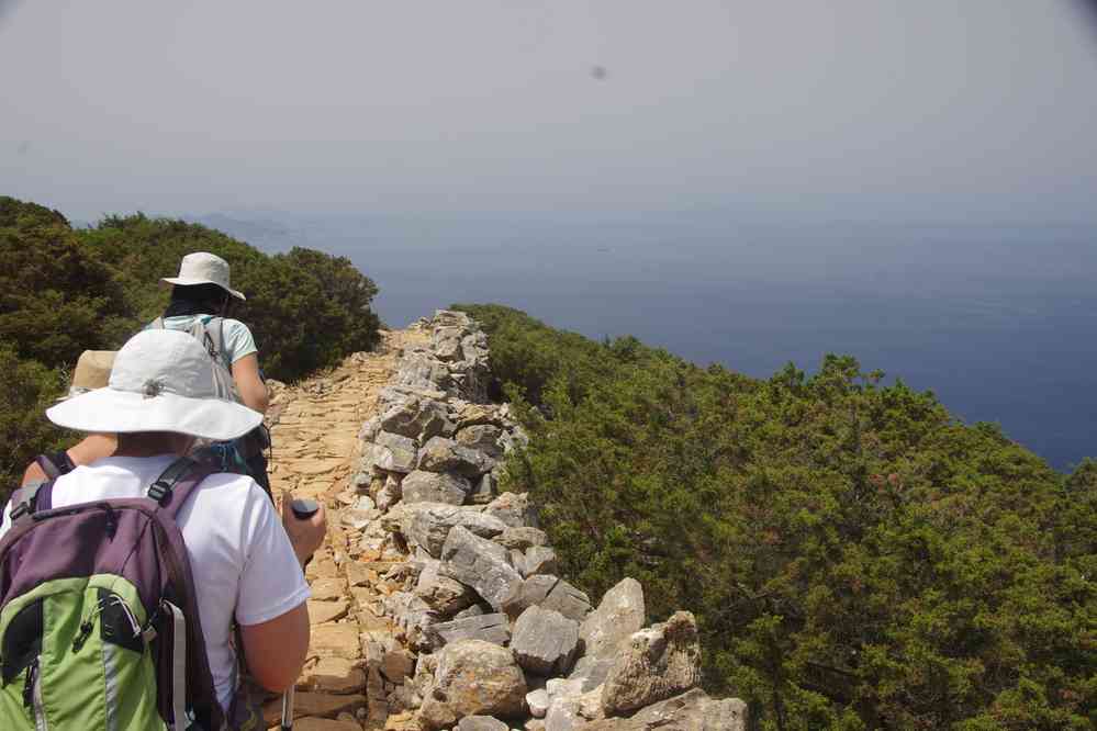 Siphnos (Ν. Σίφνος), en direction de Vathy (Βαθύ), le 22 juin 2021