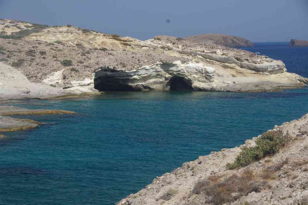 Milo (Μήλος), balade sur la côte nord, le 25 juin 2021