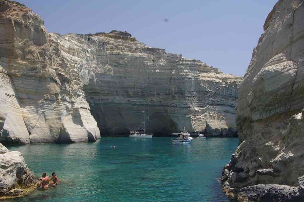 Milo (Μήλος), Kleftiko (Κλέφτικο), le 27 juin 2021