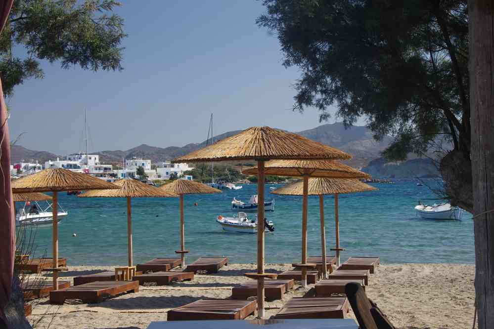 Milo (Ν. Μήλος), Pollonia (Πολλώνια), le 28 juin 2021