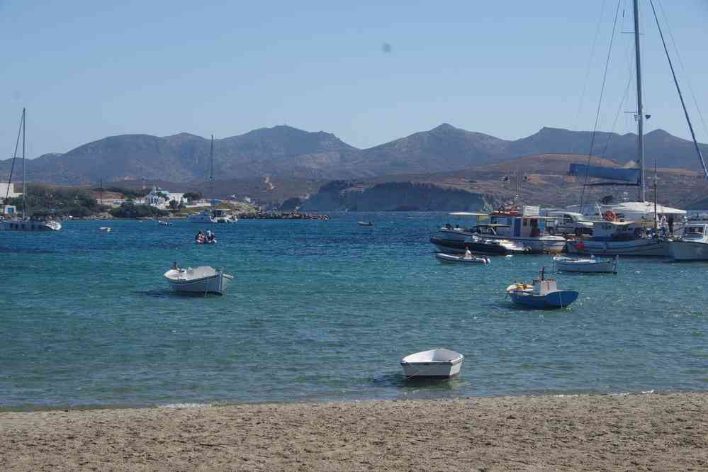 Milo (Ν. Μήλος), Pollonia (Πολλώνια), le 28 juin 2021