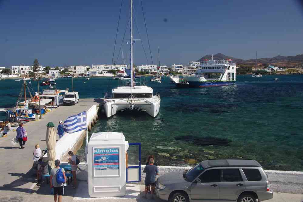 Milo (Ν. Μήλος), Pollonia (Πολλώνια), le 28 juin 2021