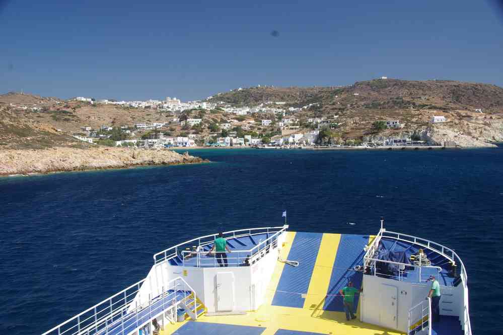 Traversée entre Milo (Μήλος) et Kimolos (Ν. Κίμολος), le 28 juin 2021