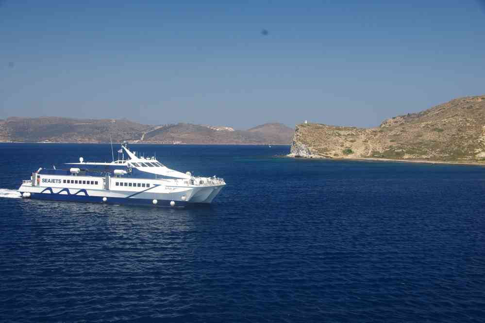 Départ de l’île de Milo (Μήλος), le 29 juin 2021