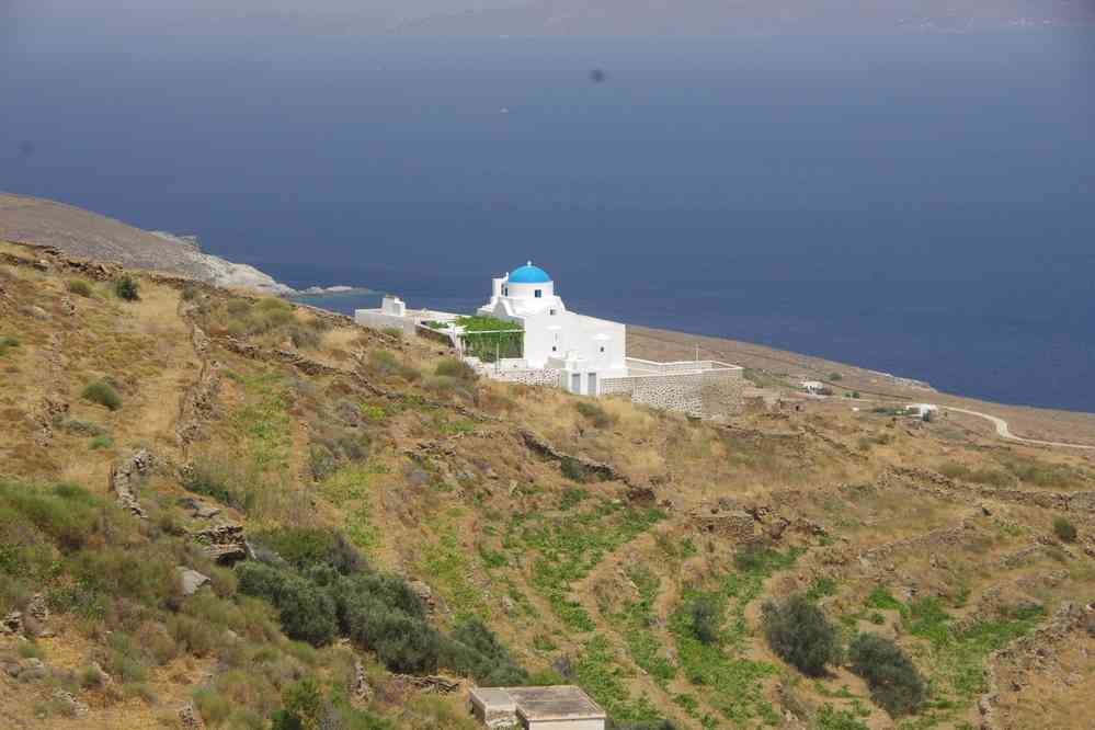 Sérifos (Ν. Σέριφος), église de Panagia (Παναγιά) Skopiani, le 1ᵉʳ juillet 2021