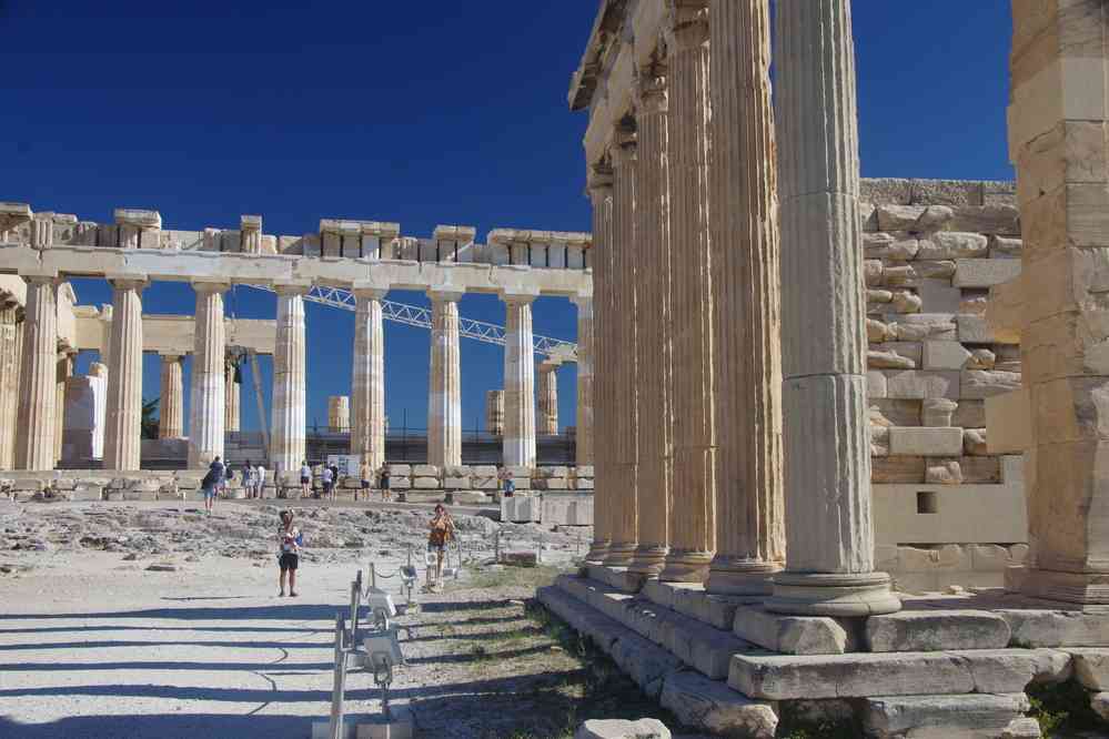 L’Érechthéion et Parthénon, le 2 juillet 2021