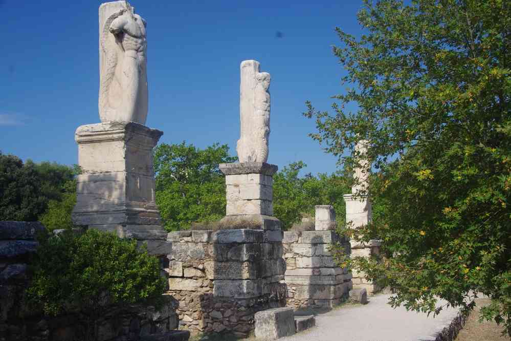 Agora antique d’Athènes (Αθήνα), le 3 juillet 2021