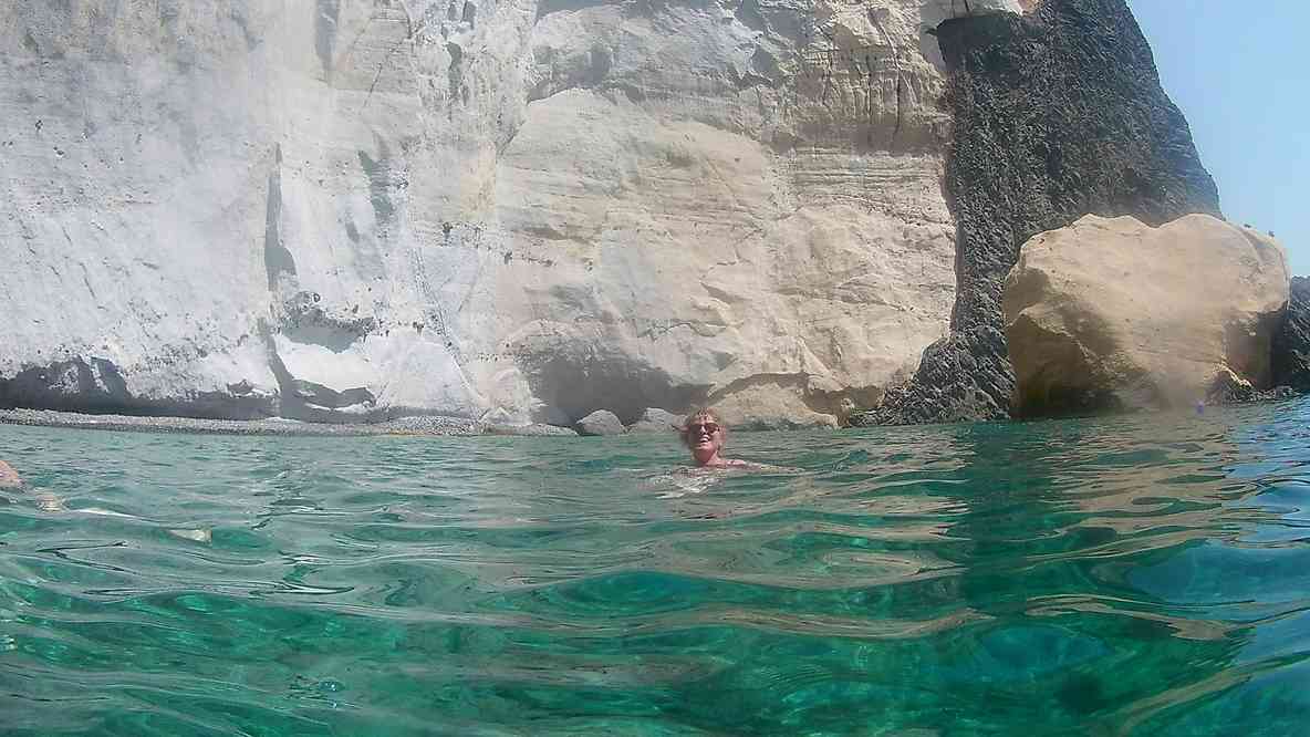 Milo (Ν. Μήλος), Sykia (Συκιά), le 27 juin 2021 (photo : Drougas Tours)