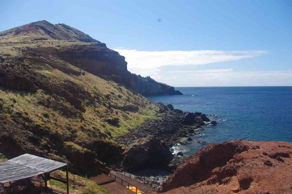 Balade sur la péninsule de São Lourenço. Pique-nique en bord de mer, le 2 mai 2022