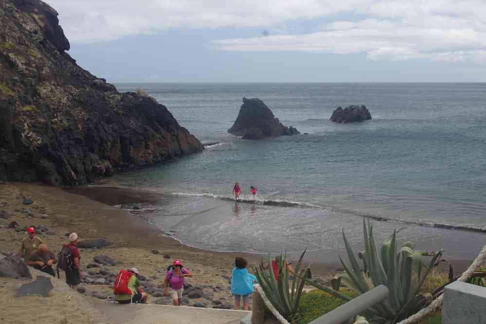 Prainha, seule plage de sable de Madère, le 2 mai 2022