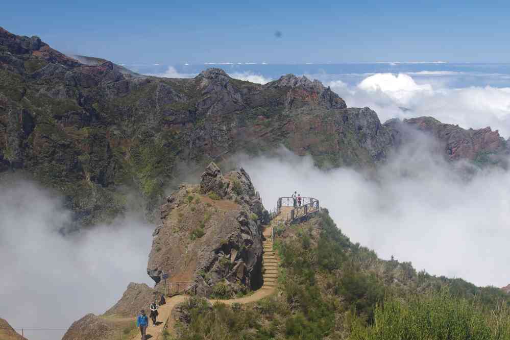 Du pico Ruivo au pico do Areeiro, le 5 mai 2022