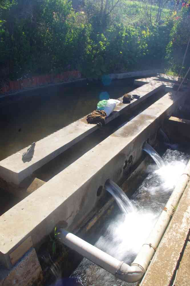 Randonnée le long de la levada Nova. Dispositif de réglage du débit, le 9 mai 2022