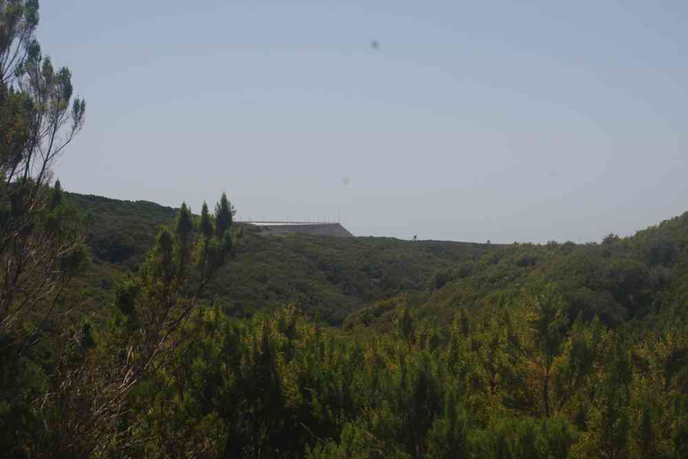 Réservoir d’eau utilisé pour l’hydro-électricité, le 10 mai 2022