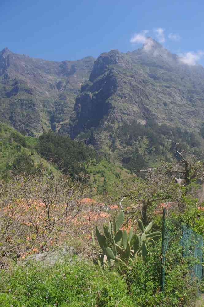 Descente vers Curral das Freiras. Arrivée à Fajã Escura, le 12 mai 2022