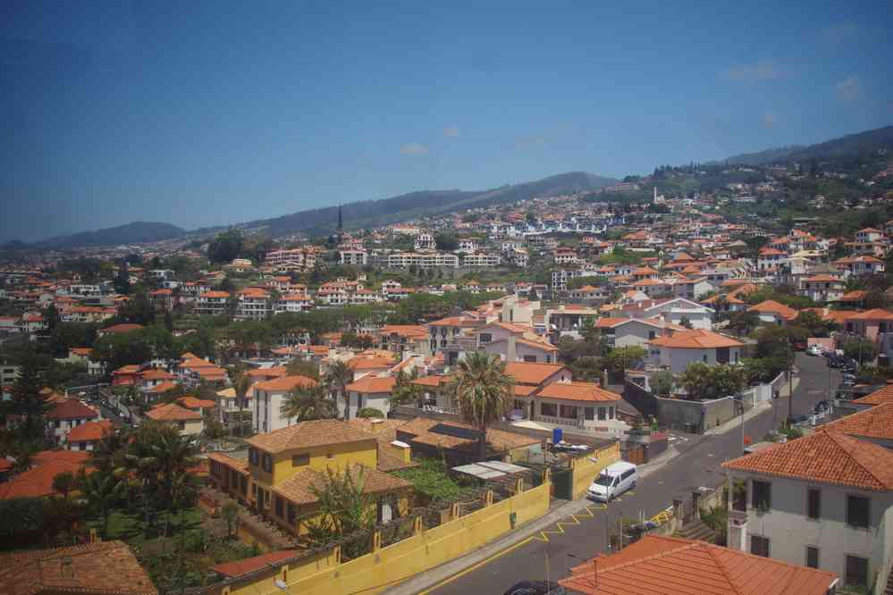 Funchal, depuis le télécabine, le 13 mai 2022