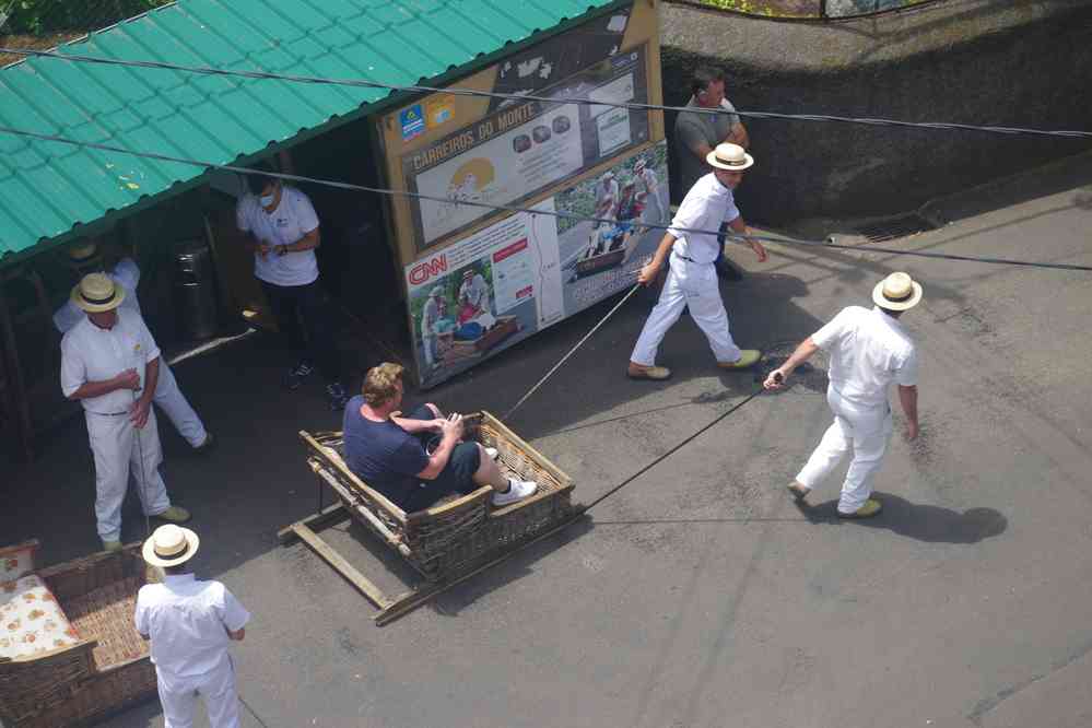 Funchal, le toboggan (attraction touristique), le 13 mai 2022