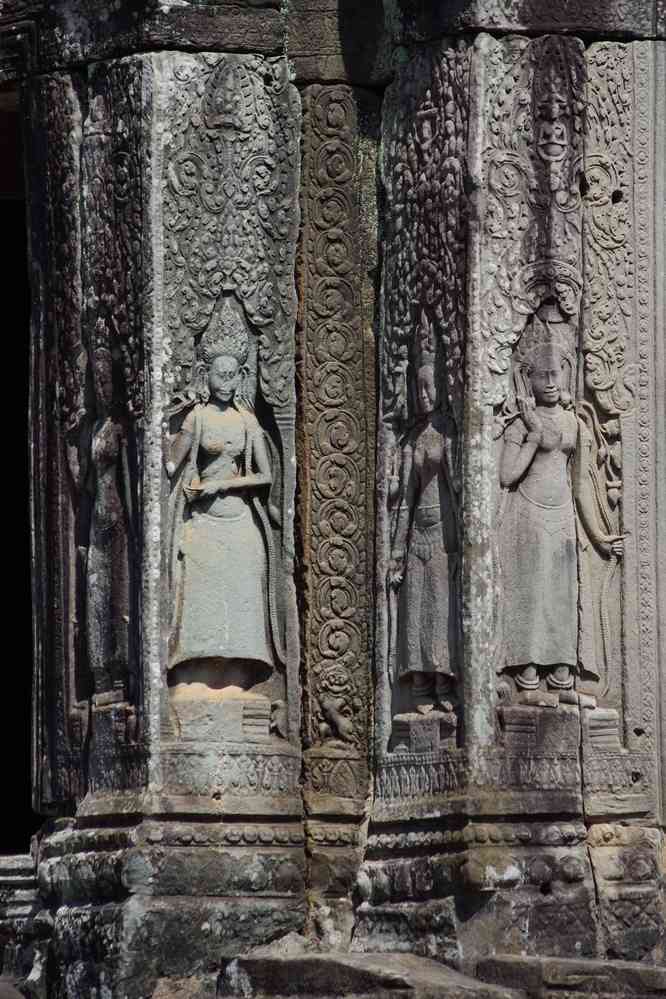 Angkor (អង្គរ), temple du Bayon (ប្រាសាទបាយ័ន), le 23 janvier 2023