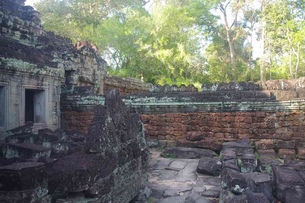 Angkor (អង្គរ), temple de Preah Khan (ប្រាសាទព្រះខ័ន), le 23 janvier 2023