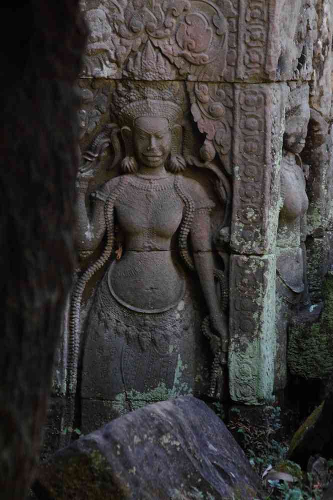 Angkor (អង្គរ), temple de Preah Khan (ប្រាសាទព្រះខ័ន), le 23 janvier 2023