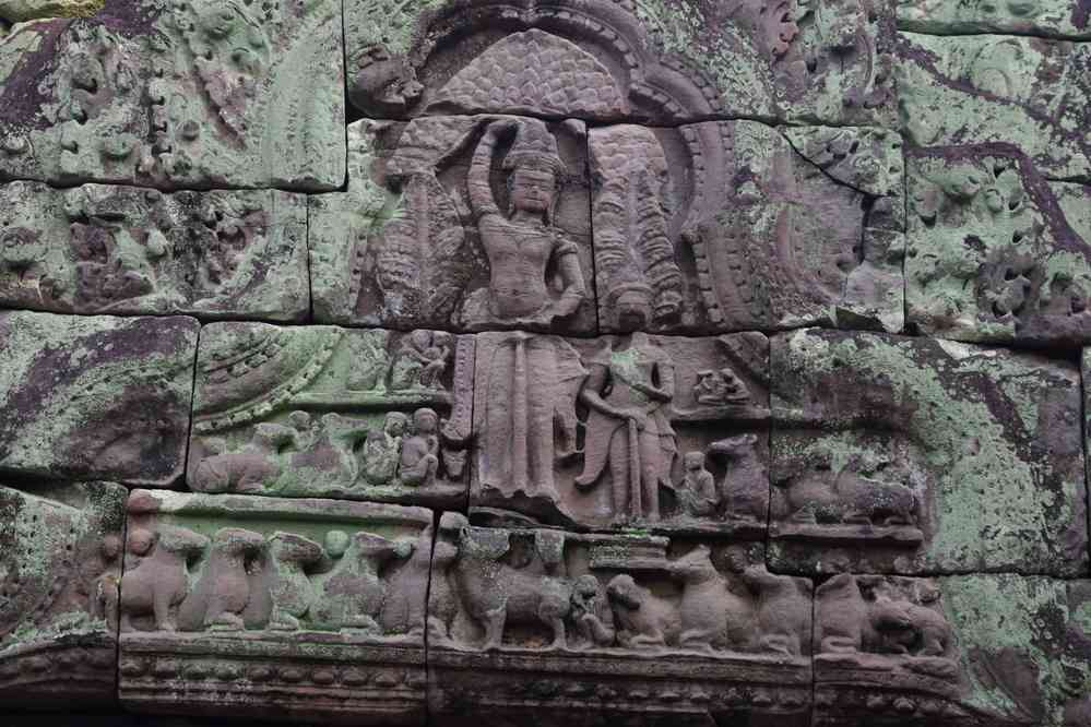 Angkor (អង្គរ), temple de Preah Khan (ប្រាសាទព្រះខ័ន), le 23 janvier 2023