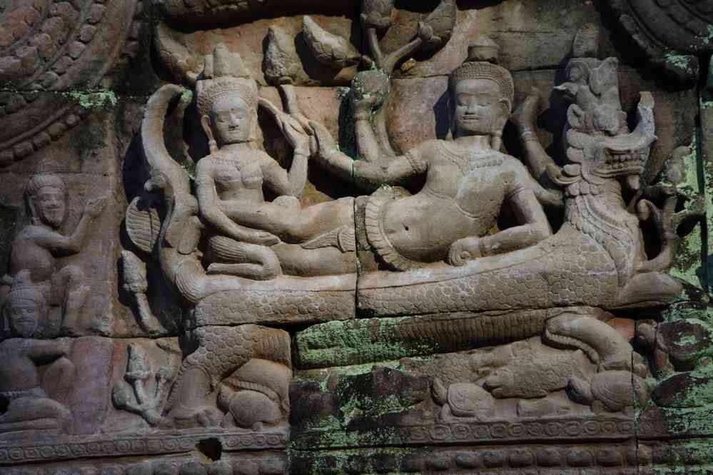 Angkor (អង្គរ), temple de Preah Khan (ប្រាសាទព្រះខ័ន), le 23 janvier 2023