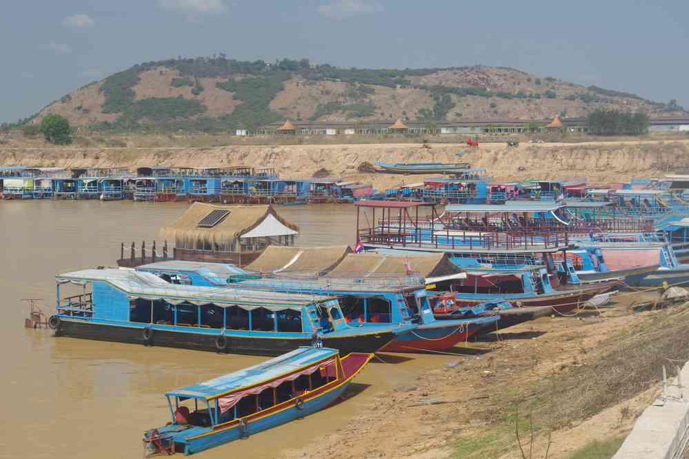 Embarquement sur le lac Tonlé Sap (បឹងទន្លេសាប), le 24 janvier 2023