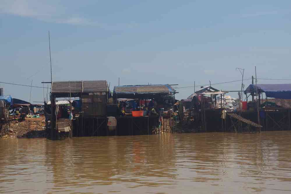 Navigation sur le lac Tonlé Sap (បឹងទន្លេសាប), le 24 janvier 2023