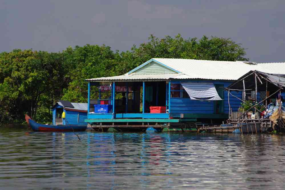 Navigation sur le lac Tonlé Sap (បឹងទន្លេសាប), le 24 janvier 2023